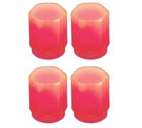 Tire Pressure Caps - Fluorescent Car Tire Valve Stem Caps Kit, Wheel Valve Cover For Car, 4X Glowing Tires Pressure Cap, Dustproof Cars Decor Accessories For Motorcycles, SUVs, Trucks, Cars