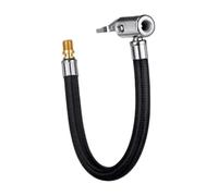 Tire Pump Adapter For Bike Car - Locking Inflator Nozzle Hose Connector | Secure Air Chuck Extension F0r Vehicle Auto | Perfect For Inflatable Balls Airships and Bicycle Tires