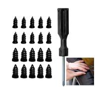 Tire Repair Nails Kit with 2 Sizes, Tire Snap Bits, Fast Self-Service Tires Repair Tools for Car Motorcycle Truck (20 Pcs)