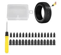 Tire Repair Rubber Nail, Self-Service Fast Vacuum Kits, Spiral Nails for Car, Motorcycle, Truck, Tractor Puncture (20pcs)