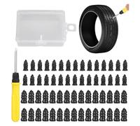 Tire Repair Rubber Nail, Self-Service Fast Vacuum Kits, Spiral Nails for Car, Motorcycle, Truck, Tractor Puncture (60pcs)