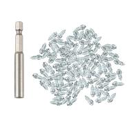 Tire Studs for Snow & Ice | 100X Tungsten Steel Car Tire Spikes with Installation Tool | Snowmobile Stud Cleats for Motorcycles, ATV, SUV, and Car Tires
