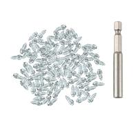 Tire Studs for Snow & Ice | 100X Tungsten Steel Car Tire Spikes with Installation Tool | Snowmobile Stud Cleats for Motorcycles, ATV, SUV, and Car Tires