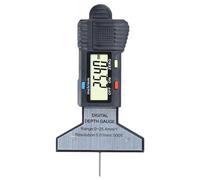 Tire Tread Depth Gauge - Herramienta de medición de la Depth | Digital Tyre Tread Checker, Measuring LCD Display Wear Checker with Inch MM Conversion 0-25,4 mm Range Measuring Tool for Drivers