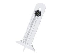 Tire Tread Gauge - Tread Depth Checker, Accurate Stainless Steel Measuring Ruler For Inspection, Monitoring, Mantenimiento Checks, Semi Truck, Motorcycle, Car