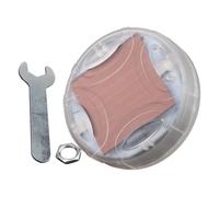 Tire Valve Light - Rubber+ABS 4.4x2.7cm | LED Car Tire Wheel Lights | Colourful Flashing Solar-Powered Rim Decoration | Easy Installation Car Motorcycle Lights