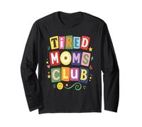 Tired Mom Club Funny Mother Day Ransom Note Design Manga Larga