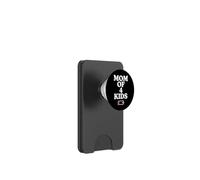 Tired Mom of 4 Kids Mother of Four Children Low Battery PopSockets PopWallet para MagSafe