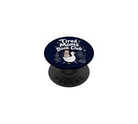 Tired Moms Book Club, Divertida mamá Ganso, Amantes de los Libros Que leen PopSockets PopGrip Adhesivo