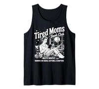 Tired Moms Book Club Reading Mom Book Lovers Día de la Madre Camiseta sin Mangas