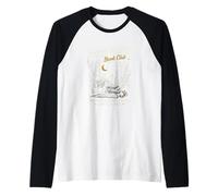 Tired Moms Book Club Running on Coffee Chaos & Chapters Camiseta Manga Raglan