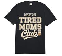 Tired Moms Club Sleep Deprived But Still Alive Mothers Comfort Colors Adult Heavyweight T-Shirt