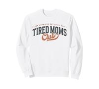Tired Moms Club Vintage Madre Gran Mamá Diseño Mamá Sudadera