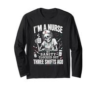 Tired Nurse Humour i Am a Nurse of Funny Nursing Manga Larga