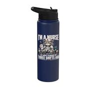 Tired Nurse Humour i am a nurse of Funny Nursing Stainless Steel Insulated Water Bottle