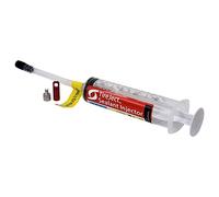 TireJect Inyector sellador de neumáticos, aplicador de jeringa de sellador sin cámara, Compatible con Presta y Schrader, fácil instalación de sellador de neumáticos para Bicicletas y Todos los