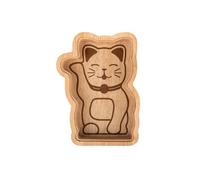 Tirelire Kikkerland Chat chinois Bois