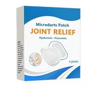 Tiritas articulares | Pack de 4 parches de gel calmante extra fuertes | Calmante Articulación para Hombro | Para espalda, piernas, hombros, músculos, hombres, mujeres, después del deporte