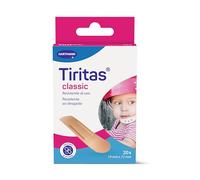 Tiritas Classic: Apósitos para Proteger Pequeñas Heridas, Anatómicas y con una Alta Transpirabilidad; 19x72cm; 20 unidades