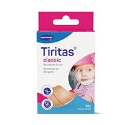 Tiritas Classic: Apósitos para Proteger Pequeñas Heridas, Anatómicas y con una Alta Transpirabilidad; 6x10cm; Continuas; Recortables; 10 unidades