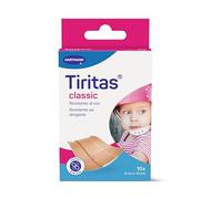 Tiritas Classic: Apósitos para Proteger Pequeñas Heridas, Anatómicas y con una alta Transpirabilidad; 6x10cm Precortadas; 10 unidades