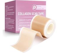 Tiritas de cicatriz de silicona, 4 x 150 cm, antiarrugas para la cara, cinta de silicona para cicatrices, transpirable, flexible, cesárea, abdominoplastia, todo tipo de piel