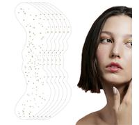 Tiritas de con purpurina, impermeables, 6 unidades de puntos de vista temporales, pegatinas faciales duraderas para cosplay, fotografía de boda, accesorios de película de Halloween