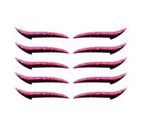Tiritas de maquillaje de ojos | Pegatinas para pestañas de sombra de ojos, pegatinas portátiles para viajes y escenarios, 10 unidades, resistente al agua