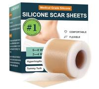 Tiritas de silicona para cicatrices, 1,5 m, de silicona médica, reutilizables, para cicatrices, arrugas, cesáreas y quemaduras (1,5 m)