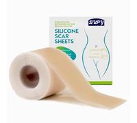 Tiritas de silicona para cicatrices profesionales para cicatrices por sección C, hojas de silicona para cicatrices, quemaduras, queloides, acné (4 cm x 150 cm)