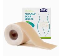 Tiritas de silicona para cicatrices, profesionales para cicatrices por sección C, hojas de silicona perfectas para cicatrices por sección C, cirugías, quemaduras, queloides, acné (4 cm x 150 cm)
