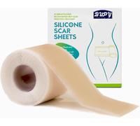 Tiritas de silicona para cicatrices profesionales para cicatrices por sección C, rollo de silicona para cicatrices, cicatrices, cicatrices, cicatrices, cicatrices, quemaduras, queloides, acné (4 cm x