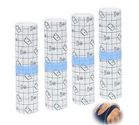 Tiritas de tatuaje impermeables - Second Skin Tattoo Folie, 4 rollos de 15 cm × 1 m - Second Skin transparente, película protectora transpirable y vendaje transparente para tatuajes Aftercare