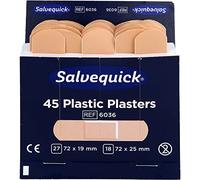 Tiritas elástico Salvequick, Contenido : 27 Unidad 7,2 x 1,9 cm 18 unidad 7 Modelo : resistente al agua