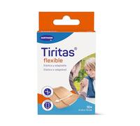 Tiritas Flexible: Apósitos ideales para heridas en zonas con movilidad. Flexibles y adaptables a cualquier parte del cuerpo; 6x10cm; 10 unidades.