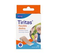 TIRITAS Flexible: Apósitos óptimoes para heridas en los dedos. Flexibles y adaptables; 20 x 120mm 16 unidades