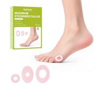 Tiritas para callos y pies, resistentes al agua, autoadhesivas, espuma suave para protección contra la fricción (45 unidades)