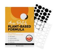 Tiritas para espinillas para el cuidado de la piel, parches para espinillas para la cara, 72 piezas nutritivas para el cuidado de la piel, cubiertas para la oficina después del entrenamiento, viajes