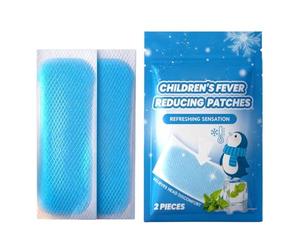Tiritas para la fiebre de los niños | Toallitas refrigerantes portátiles para niños, para madres, adolescentes, niñas, camping, viajes, mochila