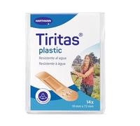 Tiritas Plastic: Apósitos Hipoalergénicos, Transpirables e Impermeables. Protegen la Herida de la Suciedad. En Carterita para Llevar Cómodamente en Cualquier Lugar; 19x72mm 14 Unidades