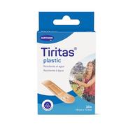 TIRITAS Plastic: Apósitos Hipoalergénicos, Transpirables e Impermeables. Protegen las Heridas de la Suciedad; 4 Tamaños; 20 unidades