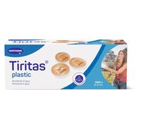 TIRITAS Plastic Redondas: Apósitos hipoalergénicos, Transpirables e Impermeables Proteger pequeñas heridas en el Cuello y la Cara; 22mm; 1000 Unidades