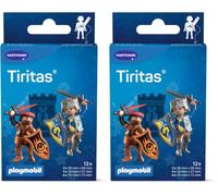 Tiritas® PLAYMOBIL Caballeros Apósitos Resistentes al Agua y la Suciedad 12 uds (Paquete de 2)