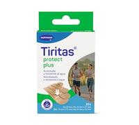 TIRITAS Protect Plus: Apósitos con efecto acolchado para realizar actividades con normalidad; Protege heridas, cortes y rozaduras; Flexibles y transpirables; 4 tamaños; 30 unidades