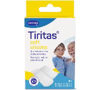 Hartmann Healthcare – Apósito adhesivo Tiritas Soft Silicone – Adhesivo siliconado – 2 tamaños 8 uds