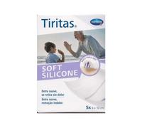 Tiritas Soft Silicone Apósito Adhesivo 6x10 cm 5 uds