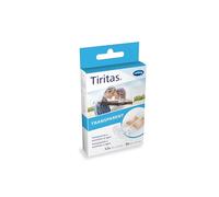 Tiritas Transparent: Apósitos Discretos y Cómodos con Tejido en Film Transparente y Gasa Color Piel; 2 Tamaños, 20 Unidades