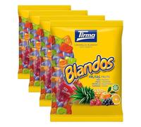 Tirma Caramelos Blandos De Frutas, 125 Gramos (Paquete de 4)