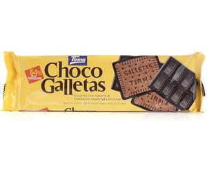 Tirma Chocobiscuit Black 160g | Galleta crujiente cubierta de chocolate negro intenso | Equilibrio perfecto entre textura y sabor | Ideal como snack o con café | Capricho irresistible.