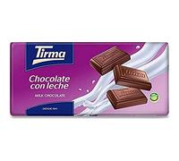 Tirma Chocolate con Leche Tableta 150 g | Tableta Cremosa y Suave para Disfrutar a Diario | Ideal para Merienda, Snack y Postres Caseros | Sin Gluten y Sabor Clásico